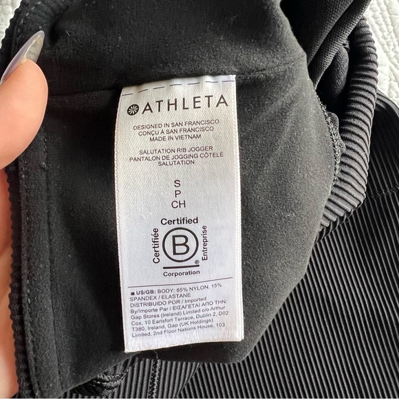 Athleta - Salutation Rib Jogger Pant - Black - Picture 9 of 15